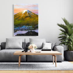 Toile 36 x 48 - Paysage du mont fuji