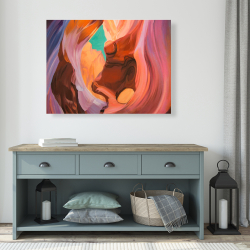 Canvas 36 x 48 - Inside view of antelope canyon
