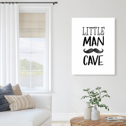 Canvas 36 x 48 - Little man cave