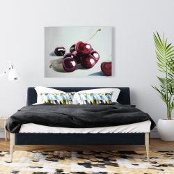 Canvas 36 x 48 - Glossy dark cherries