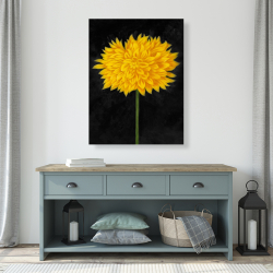 Canvas 36 x 48 - Yellow chrysanthemum