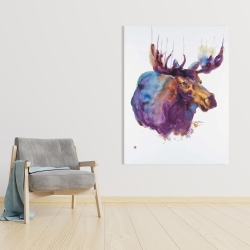 Canvas 36 x 48 - Abstract moose