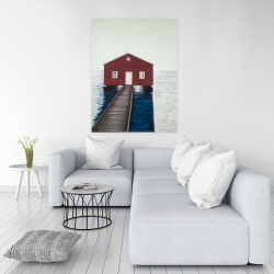 Canvas 36 x 48 - Boathouse