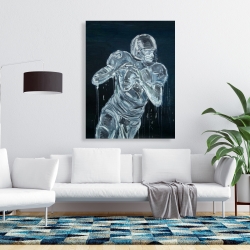 Toile 36 x 48 - Joueur de football