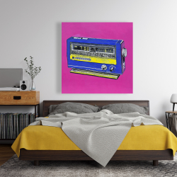 Toile 48 x 48 - Alarme radio rétro