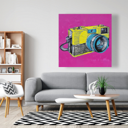 Canvas 48 x 48 - Colorful retro camera