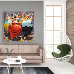 Canvas 48 x 48 - The cheerful women