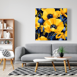 Canvas 48 x 48 - Yellow and blue