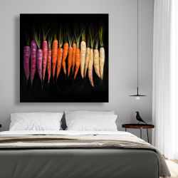 Canvas 48 x 48 - Colorful carrots