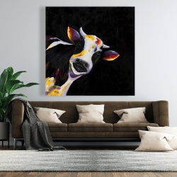 Canvas 48 x 48 - One funny cow