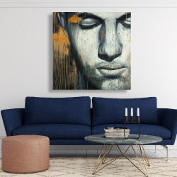 Canvas 48 x 48 - Abstract man face