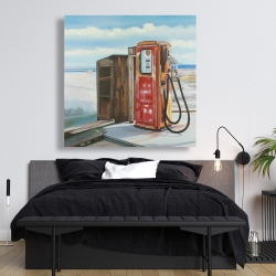 Canvas 48 x 48 - Old gas pump