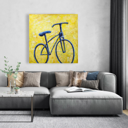 Toile 48 x 48 - Bicyclette bleue