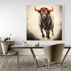 Canvas 48 x 48 - Fierce bull