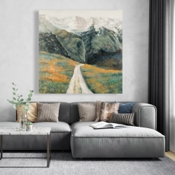 Canvas 48 x 48 - Mountainous landscape