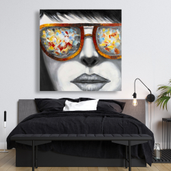 Canvas 48 x 48 - Colorful sunglasses
