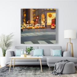 Canvas 48 x 48 - Blurred view of new york