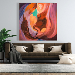 Canvas 48 x 48 - Inside view of antelope canyon