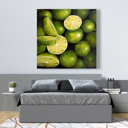 Canvas 48 x 48 - Basket of limes