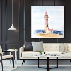 Toile 48 x 48 - Phare d'oregons yaquina head