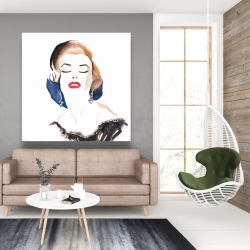 Canvas 48 x 48 - Vintage chic marilyne monroe