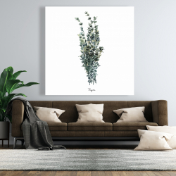 Canvas 48 x 48 - Thyme leaves bundle - fr