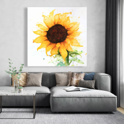 Toile 48 x 48 - Tournesol