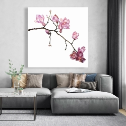 Toile 48 x 48 - Branche de fleurs de cerisier