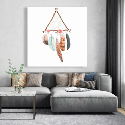 Canvas 48 x 48 - Triangular dream catcher