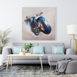 Toile 48 x 48 - Moto en saut