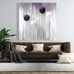 Canvas 48 x 48 - Purple allium flowers