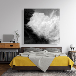 Canvas 48 x 48 - Dark monochrome clouds