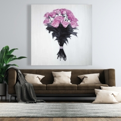 Canvas 48 x 48 - Bouquet of roses