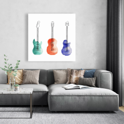 Canvas 48 x 48 - Three guitars