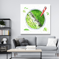 Toile 48 x 48 - Smoothie vert