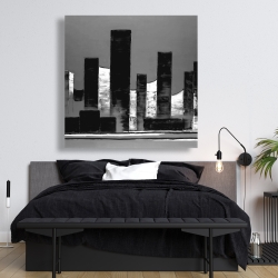 Canvas 48 x 48 - Minimalist abstract buildings