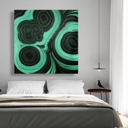 Canvas 48 x 48 - Malachite stone