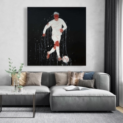 Toile 48 x 48 - Joueur de soccer