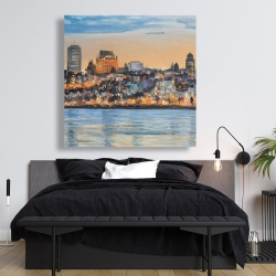 Canvas 48 x 48 - Skyline of quebec city