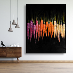 Canvas 48 x 60 - Colorful carrots