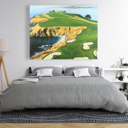 Canvas 48 x 60 - Pebble beach golf links