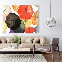 Canvas 48 x 60 - Suspended umbrellas