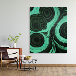 Canvas 48 x 60 - Malachite stone