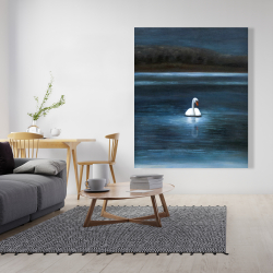 Canvas 48 x 60 - Beautiful swan