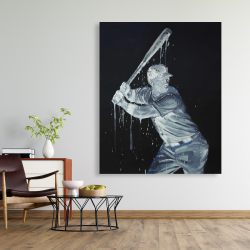 Canvas 48 x 60 - Baseball player