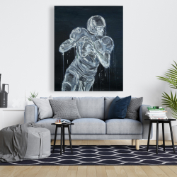 Toile 48 x 60 - Joueur de football