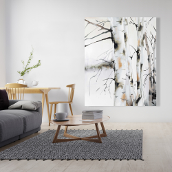 Canvas 48 x 60 - Winter birches