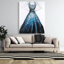 Canvas 48 x 60 - Blue princess dress