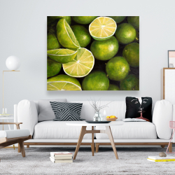 Canvas 48 x 60 - Basket of limes