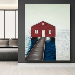 Canvas 48 x 60 - Boathouse